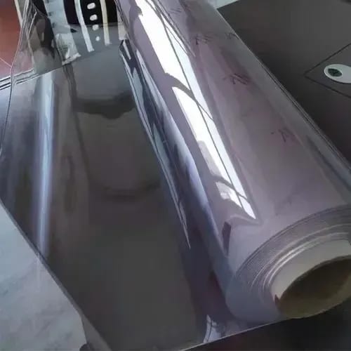 Plástico PVC Cristal Transparente 0,5 mm — rollo 10 m x 1,5 m — fotografía 2 de 4