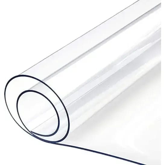 Plástico PVC Cristal Transparente 0,5 mm — rollo 10 m x 1,5 m — fotografía 4 de 4