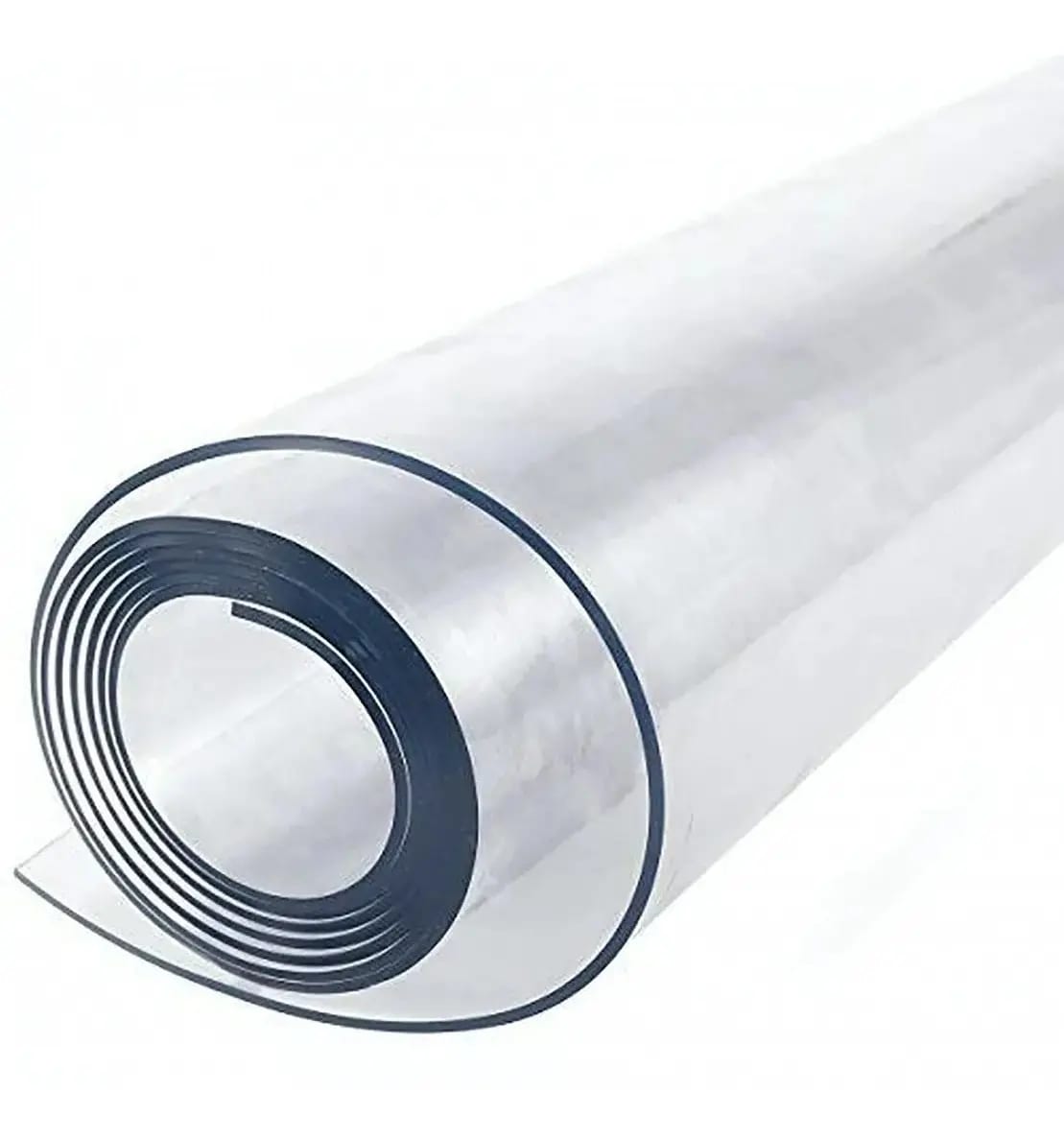 Plástico PVC Cristal Transparente 0,5 mm — rollo 5 m x 1,5 m — fotografía 1 de 3